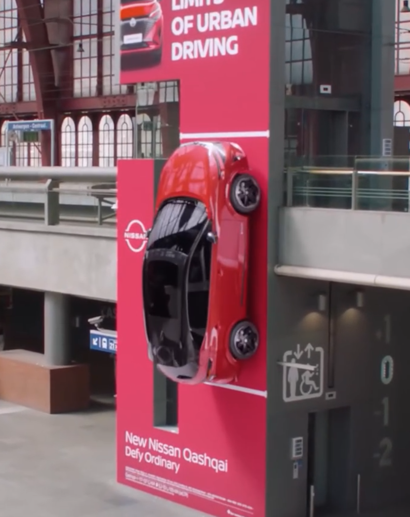 Nissan Drives You Up The Wall !