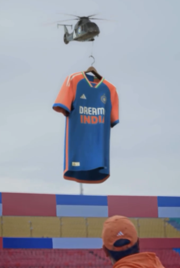 Adidas Helicopter Cricket Shirt Fly In