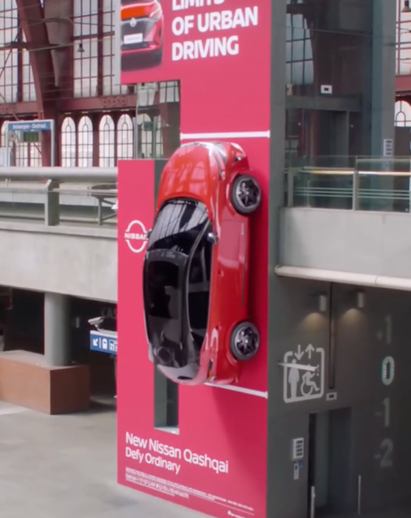 Nissan Drives You Up The Wall !